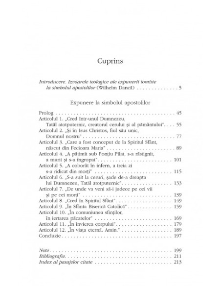 Expunere la simbolul apostolilor (editie bilingvă)