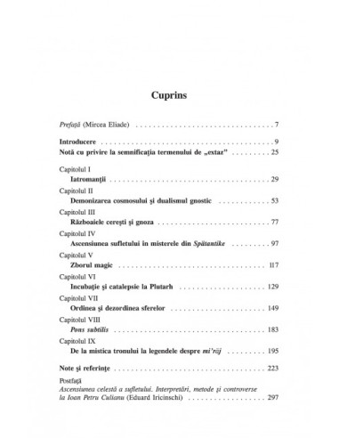 Experienţe ale extazului