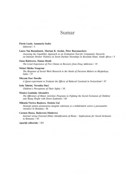 Revista de Asistență Socială. Nr. 3/2016