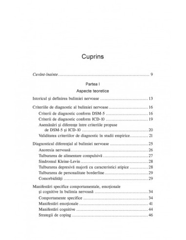Bulimia nervoasă. Teorie, evaluare şi...
