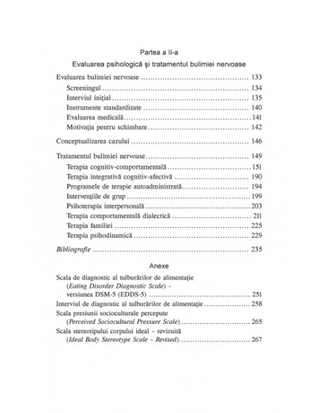 Bulimia nervoasă. Teorie, evaluare şi tratament