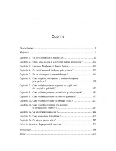 Învăţarea prin proiecte Învăţarea prin proiecte