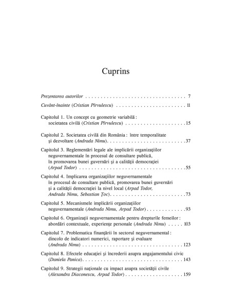 Societate civilă, democraţie şi construcţie instituţională