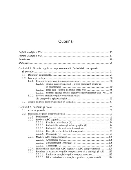 Tratat de psihoterapii cognitive şi comportamentale