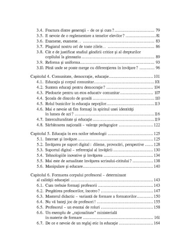 Educaţia. Reîntemeieri, dinamici,...