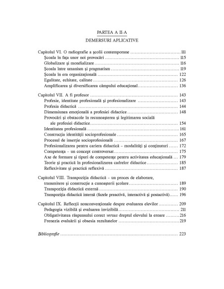 Pedagogie. Provocări şi dileme privind şcoala şi profesia didactică