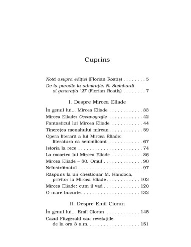 N. Steinhardt despre Eliade, Cioran,... N. Steinhardt despre Eliade, Cioran,...