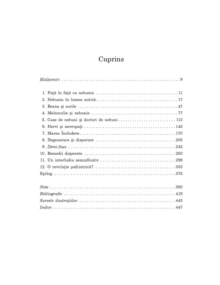 O istorie culturală a nebuniei