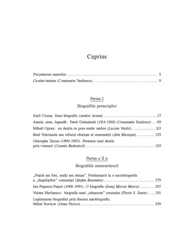Incursiuni biografice în comunismul...