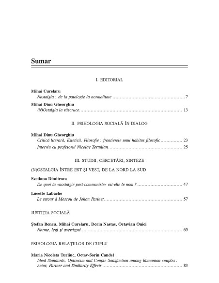 Psihologia Socială. Nr. 40 (II)/2017