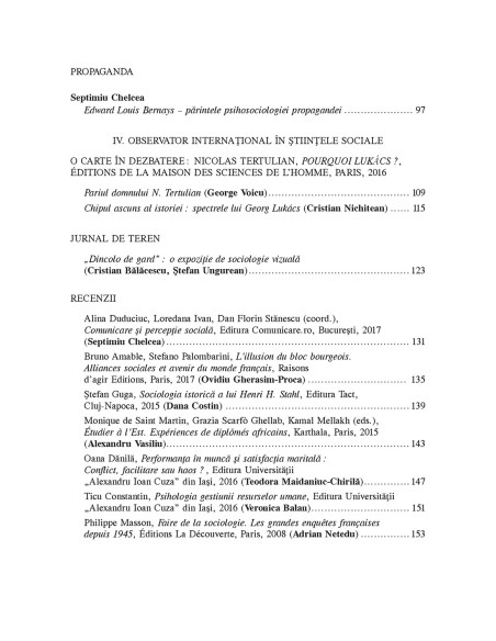 Psihologia Socială. Nr. 40 (II)/2017