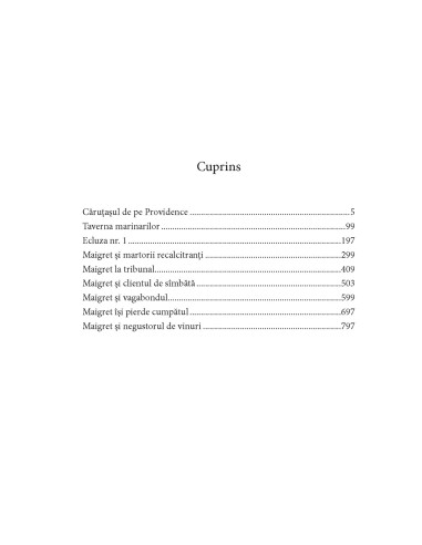 Integrala Maigret. Volumul VIII