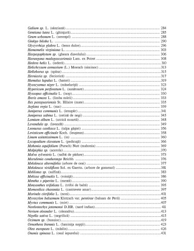 Plante medicinale de la A la Z...