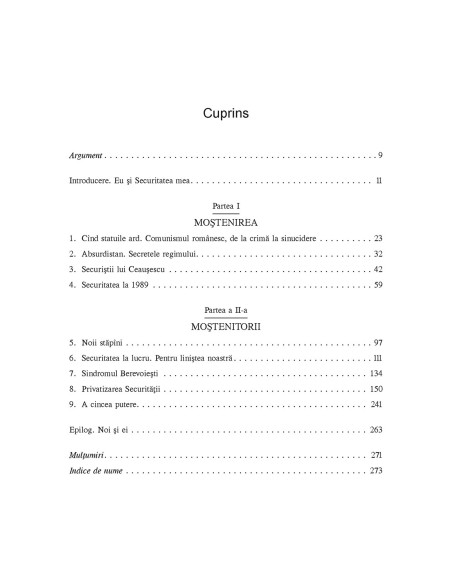 Moştenitorii Securităţii