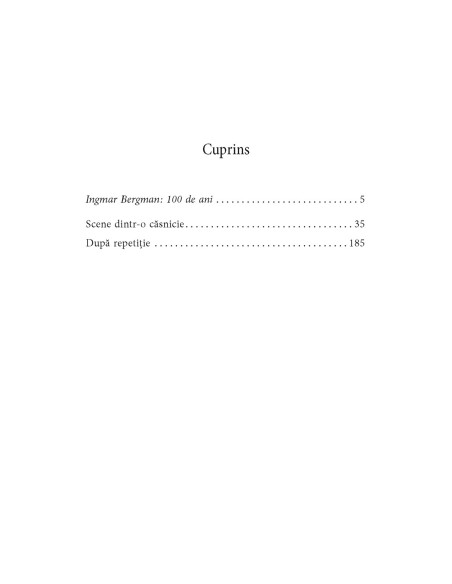 Scene dintr-o căsnicie. După repetiție