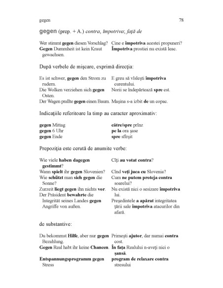 Limba germană. Dicționar de cuvinte-instrument