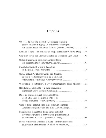 Un centenar și mai multe teme pentru acasă. Ce au învăţat şi ce nu au învăţat românii din ultimul secol de istorie