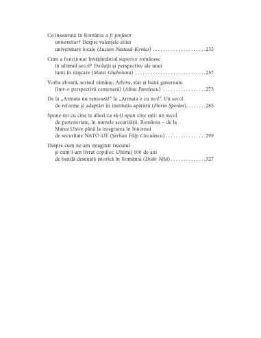 Un centenar și mai multe teme pentru...