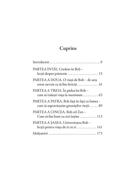 Cărticica lui Bob, un motan cu școala vieții