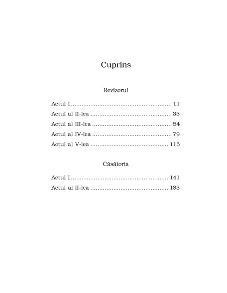 Revizorul. Căsătoria