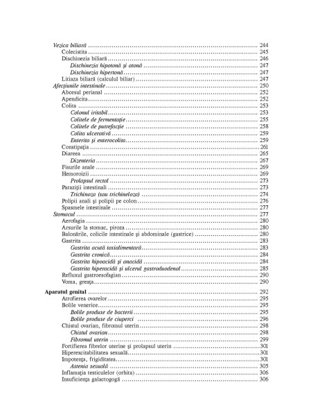Incursiune în medicina naturistă