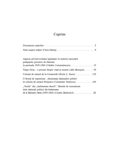 Locuri ale suferinţei: închisori,...