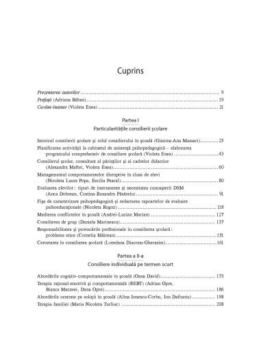 Intervenţii psihologice în şcoală Intervenţii psihologice în şcoală