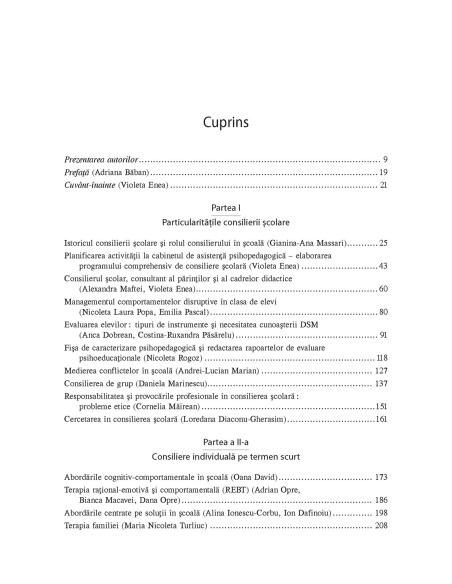 Intervenţii psihologice în şcoală