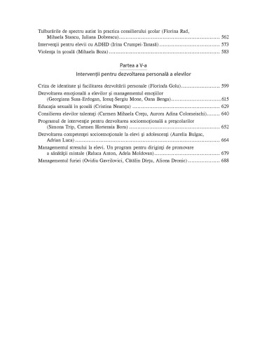 Intervenţii psihologice în şcoală Intervenţii psihologice în şcoală