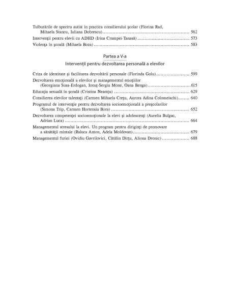 Intervenţii psihologice în şcoală