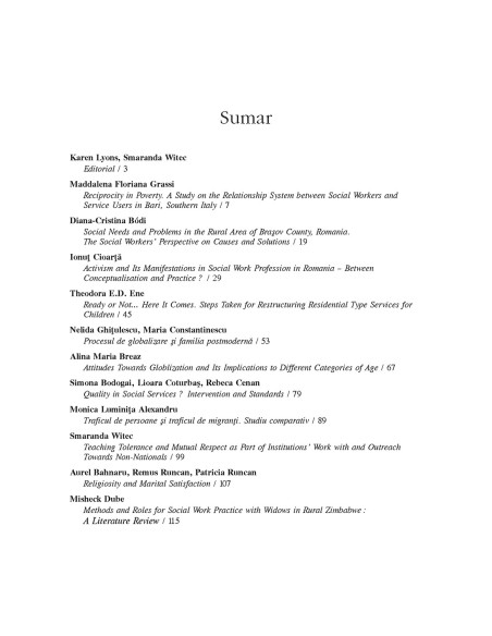 Revista de asistenţă socială. Nr. 3/2019