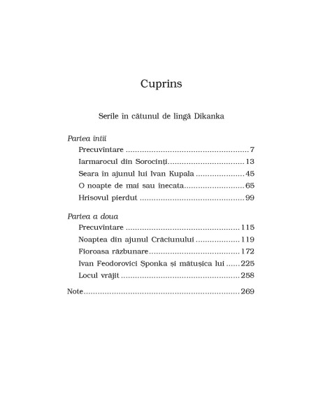 Serile în cătunul de lîngă Dikanka