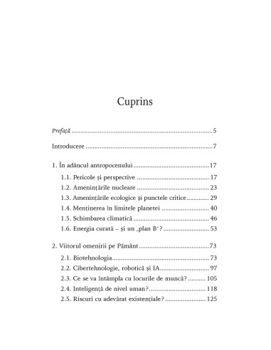 Despre viitor. Perspectivele umanității