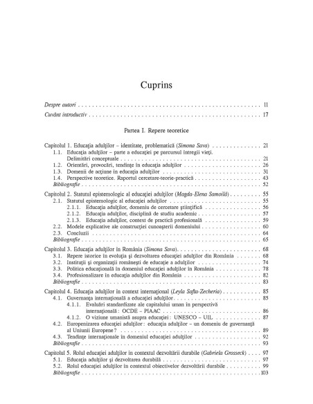 Educaţia adulţilor. Baze teoretice şi repere practice (ediţia a II-a revăzută şi adăugită)