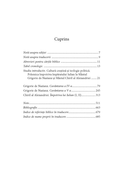 Cuvântarea a IV-a. Cuvântarea a V-a. Împotriva lui Iulian (I, II)