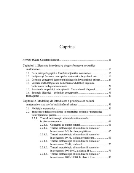 Didactica matematicii şi informaticii pentru învăţămîntul primar