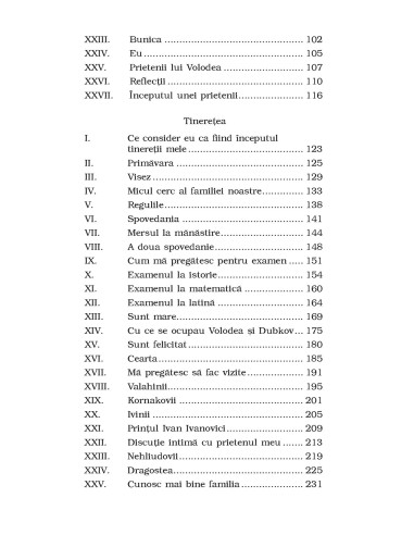 Adolescenţa. Tinereţea