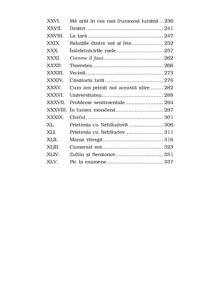 Adolescenţa. Tinereţea