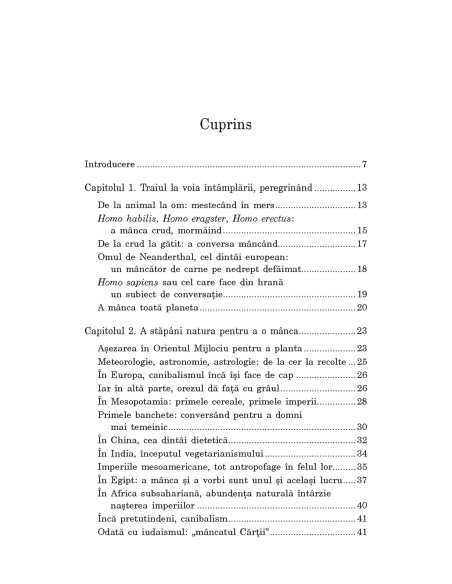 Istoriile alimentaţiei