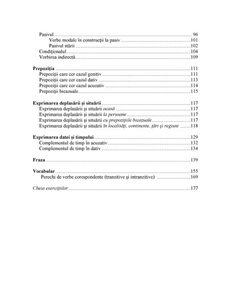Limba germană. Exerciții de gramatică și vocabular