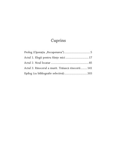 Ionesco. Elegii pentru noul rinocer