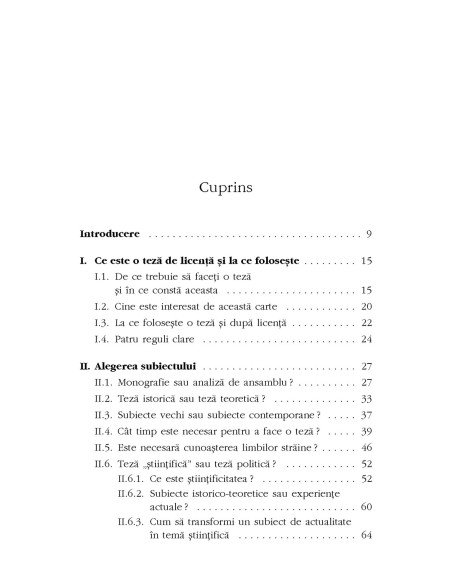 Cum se face o teză de licenţă