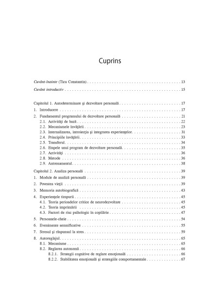 Analiză și dezvoltare personală. Psihologia autodeterminării