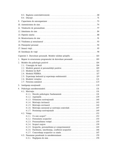 Analiză și dezvoltare personală....