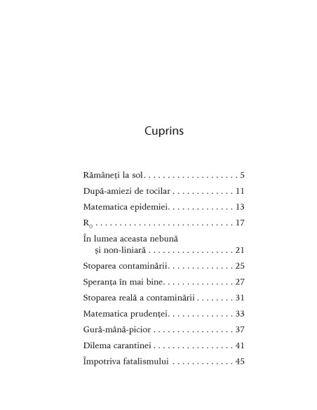 În vremea contaminării