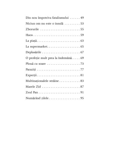 În vremea contaminării