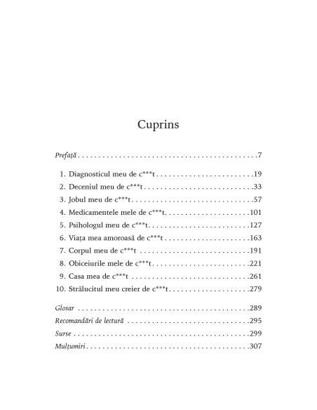 Psihologul meu de c***t și alte povești despre sănătatea mintală