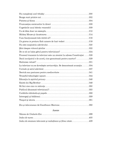 Despre televiziune Despre televiziune