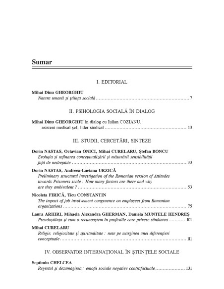 Psihologia socială. Buletinul Laboratorului Psihologia cîmpului social 45(I)/2020