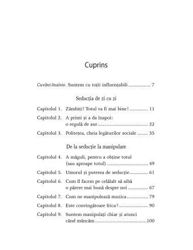 A manipula şi a seduce A manipula şi a seduce